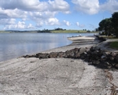 Pahi Beach and wharf